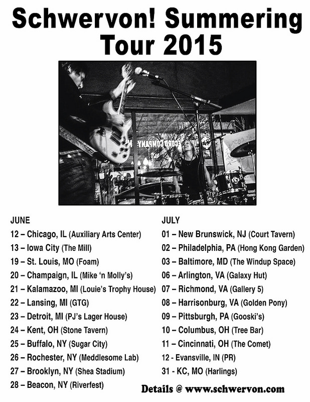 Schwervon! East Coast 2015 Tour
